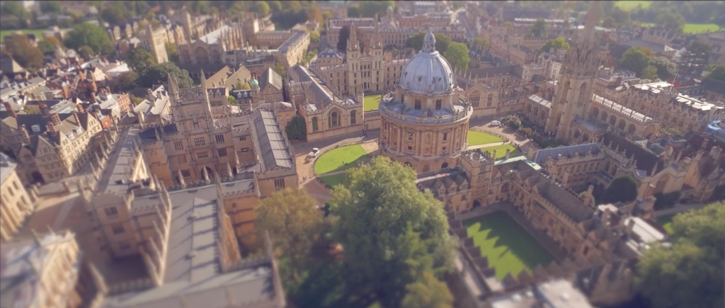Aerial view of Oxford - Video Production Oxford - Studio8